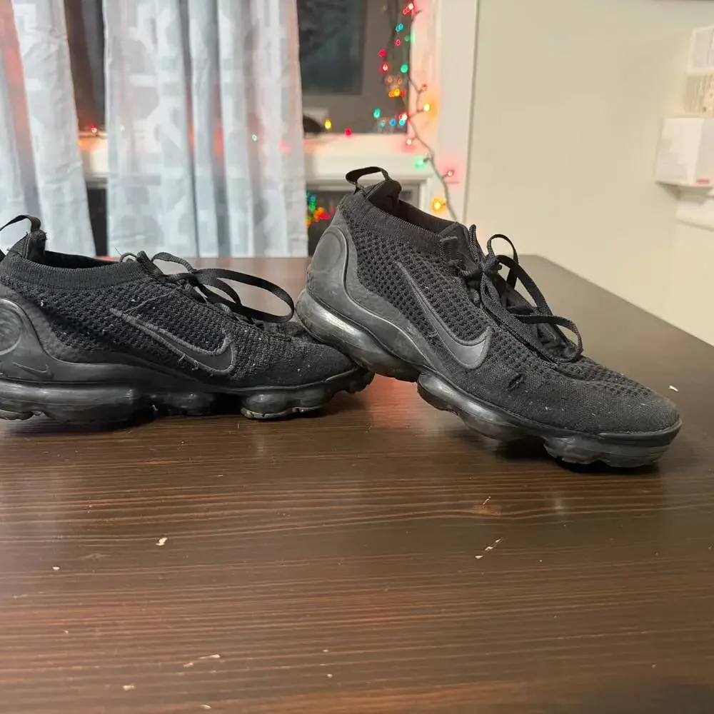 Nike Air VaporMax 2021 Flyknit Black‎ Anthracite Running Shoes